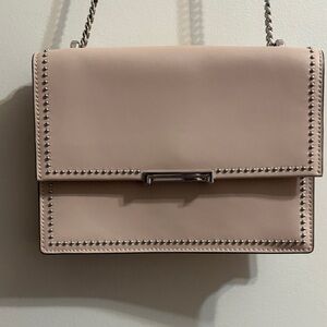 Ivanka Trump Pink Studded Shoulder Bag
